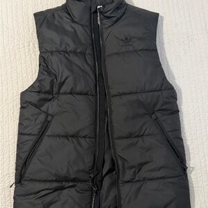 Adidas Black Puffer Vest NWOT